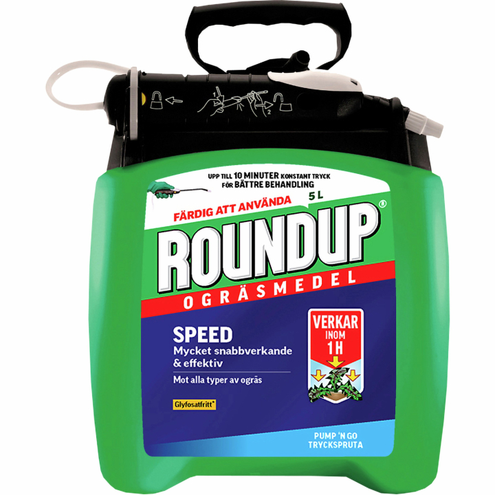 Roundup Speed Pump'n Go 5L w grupie Produkty do pielęgnacji ogrodów oraz do gospodarki leśnej marki / Nasiona traw, Nawóz do trawnika / Uprawa w GPLSHOP (42164)