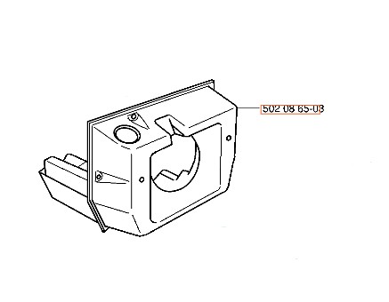 Zbiornik paliwa Jonsered RS40, RS51, RS52 w grupie  w GPLSHOP (5020865-03)