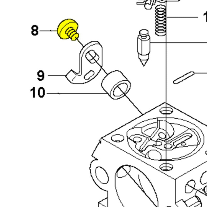 Sterowanie dławikiem śrubowym 5034790-01 w grupie Części Zamienne / Części zamienne Nożyce do żywopłotu / Części zamienne Husqvarna 323HD60 w GPLSHOP (5034790-01)