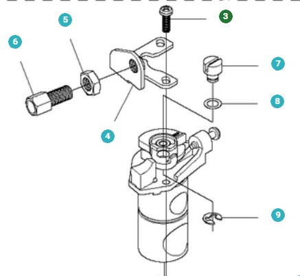 Śruba w grupie Części Zamienne / Części zamienne Dmuchawy do liści / Części zamienne Husqvarna 580BTS w GPLSHOP (5053079-01)