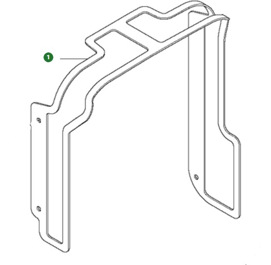 Siatka 848L5E35D0 w grupie Części Zamienne / Części zamienne Dmuchawy do liści / Części zamienne Husqvarna 350BT w GPLSHOP (5118009-01)