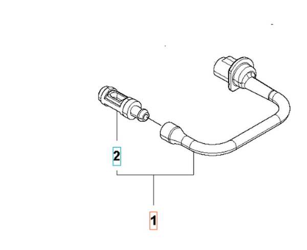 Wąż olejowy kompletny 5215799-02 w grupie Części Zamienne / Części zamienne Pilarki / Części zamienne Husqvarna 543XP/G w GPLSHOP (5215799-02)