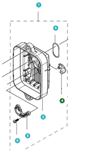 Dostawa T110882140 w grupie Części Zamienne / Części zamienne Dmuchawy do liści / Części zamienne Husqvarna 360BT w GPLSHOP (5217405-01)