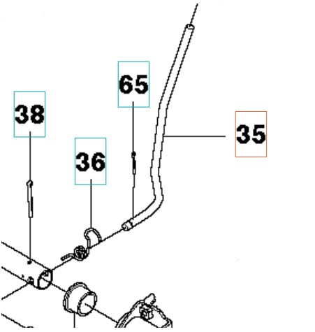 Pręt w grupie Części Zamienne / Części zamienne Rider / Części zamienne Husqvarna Rider 112C5 w GPLSHOP (5253165-01)