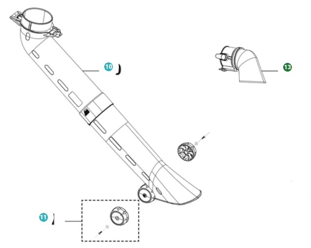 Rura w grupie Części Zamienne / Części zamienne Dmuchawy do liści / Części zamienne Husqvarna 120iBV w GPLSHOP (5311478-78)