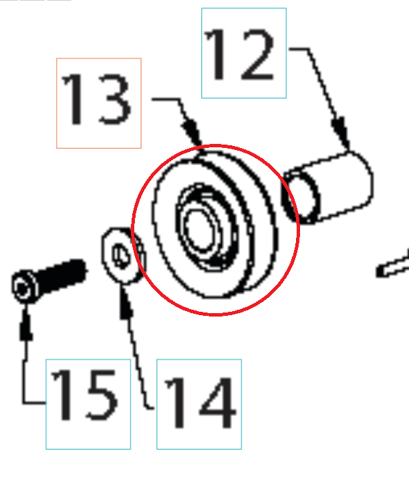 Krążek Linowy 5324353-83 w grupie  w GPLSHOP (5324353-83)