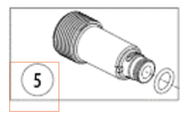 Wlot Wlot wody 5353891-01 w grupie Części Zamienne / Części zamienne Myjki ciśnieniowe / Części zamienne Husqvarna PW235R w GPLSHOP (5353891-01)