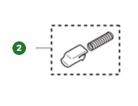 Zespół kasety sprężynowej w grupie Części Zamienne / Części zamienne Nożyce do żywopłotu / Części zamienne Husqvarna 215iHD45 w GPLSHOP (5365033-01)