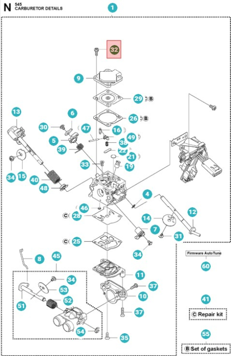 Śruba 5370031-01 w grupie Części Zamienne / Części zamienne Wykaszarki / Części zamienne Husqvarna 555RXT w GPLSHOP (5370031-01)