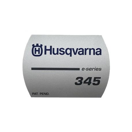 Naklejka 345E 5440167-02 w grupie Części Zamienne / Części zamienne Pilarki / Części zamienne Husqvarna 350 w GPLSHOP (5440167-02)