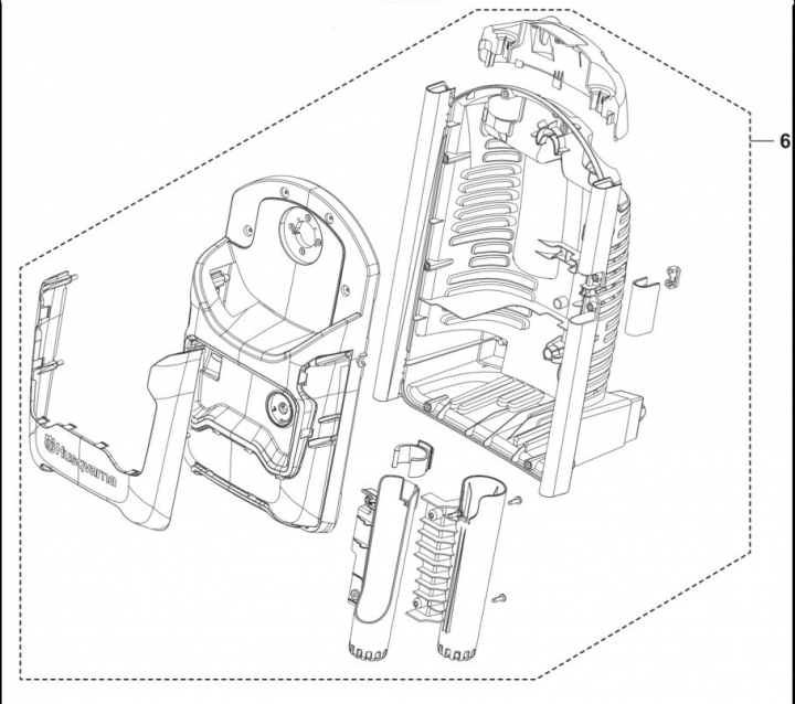 Zestaw osłon Pw 240 5460919-01 w grupie Części Zamienne / Części zamienne Myjki ciśnieniowe / Części zamienne Husqvarna PW240 w GPLSHOP (5460919-01)