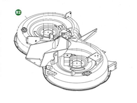 Zestaw do cięcia pokładu Tc 112 Wersja w grupie Części Zamienne / Części zamienne Traktory ogrodowe / Części zamienne Husqvarna TC 112 w GPLSHOP (5473167-03)