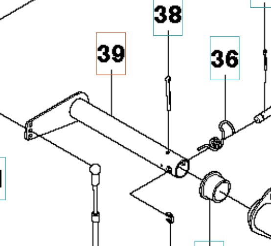 Dźwignia zmiany biegów w grupie Części Zamienne / Części zamienne Rider / Części zamienne Husqvarna Rider 112C5 w GPLSHOP (5743777-01)