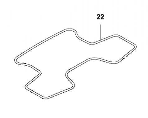 Sealing strip lower front chassis 435X w grupie Części Zamienne Kosiarka Automatyczna / Części zamienne Husqvarna Automower® 435X AWD / Automower 435X AWD - 2023 w GPLSHOP (5748747-12)