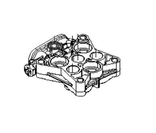 Głowica Cylindra 5926176-14 w grupie Części Zamienne / Części zamienne Myjki ciśnieniowe / Części zamienne Husqvarna PW360 w GPLSHOP (5926176-14)