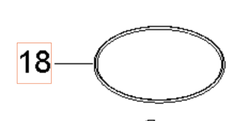 O-Ring 80X2 Nitryl 70 Shore 5926176-66 w grupie Części Zamienne / Części zamienne Myjki ciśnieniowe / Części zamienne Husqvarna PW490 w GPLSHOP (5926176-66)