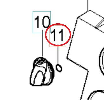 O-Ring 10,2X2,5 Nbr 70 5926176-68 w grupie Części Zamienne / Części zamienne Myjki ciśnieniowe / Części zamienne Husqvarna PW490 w GPLSHOP (5926176-68)