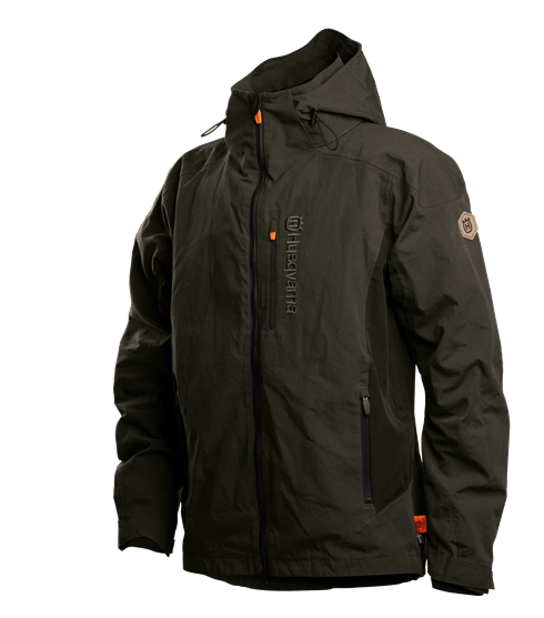 Husqvarna Xplorer Shell jacket men forest green, S w grupie Produkty do pielęgnacji ogrodów oraz do gospodarki leśnej marki / Husqvarna Wyposażenie i odzież ochronna / Zwykłe ubrania Xplorer w GPLSHOP (5932505-46)