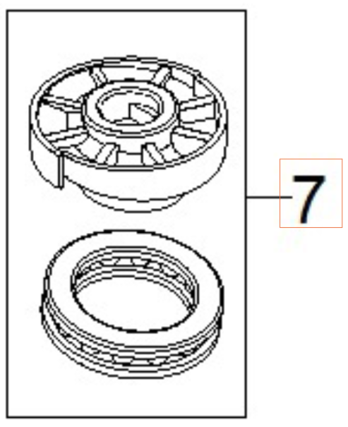 Tarcza Wobble 8,1 Deg 5976470-01 w grupie Części Zamienne / Części zamienne Myjki ciśnieniowe / Części zamienne Husqvarna PW235R w GPLSHOP (5976470-01)