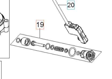 Start Stop System Pw 5985275-01 w grupie Części Zamienne / Części zamienne Myjki ciśnieniowe / Części zamienne Husqvarna PW360 w GPLSHOP (5985275-01)