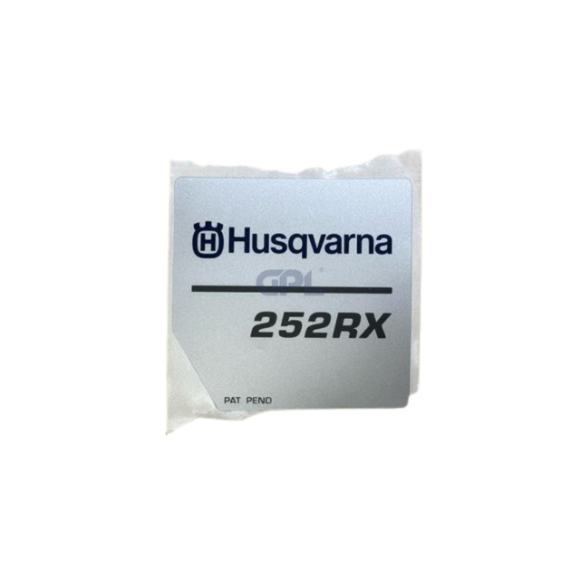 Kalkomania startowa Husqvarna 252RX