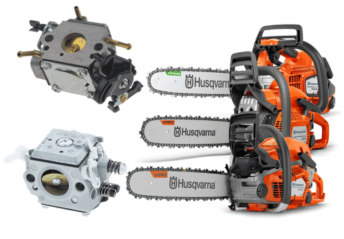 Husqvarna chainsaws with replacement carburetors