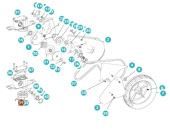 Sworzeń rury Koło pasowe Przekładnia zębata czołowa Sworzeń rury Koło pasowe Przekładnia zębata czołowa